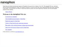 Tablet Screenshot of nanophon.com